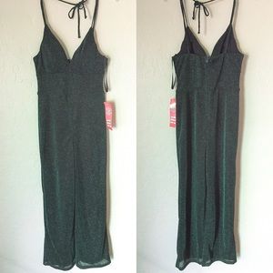 SMART Dark Green Sparkles Romper